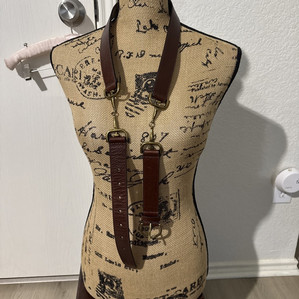Sam Edelman XL Genuine Calfskin Brown Horsebit Woman's Belt NWOT